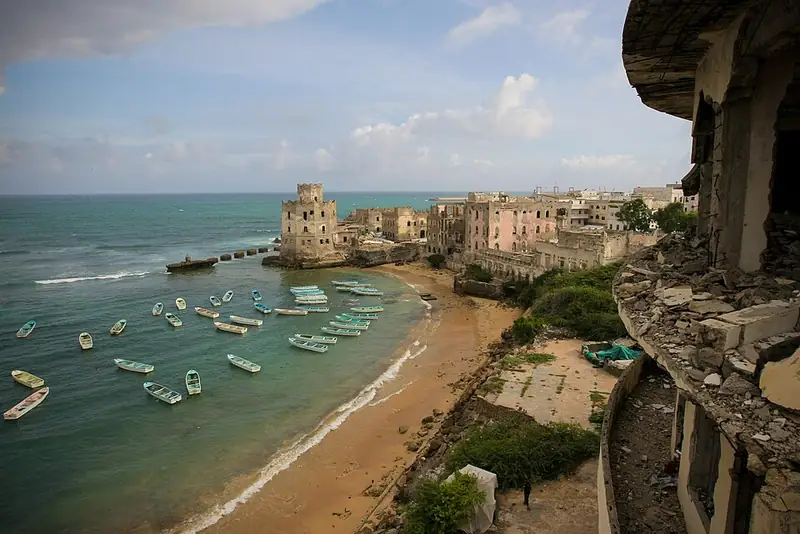 A harbor in Somalia's capital.