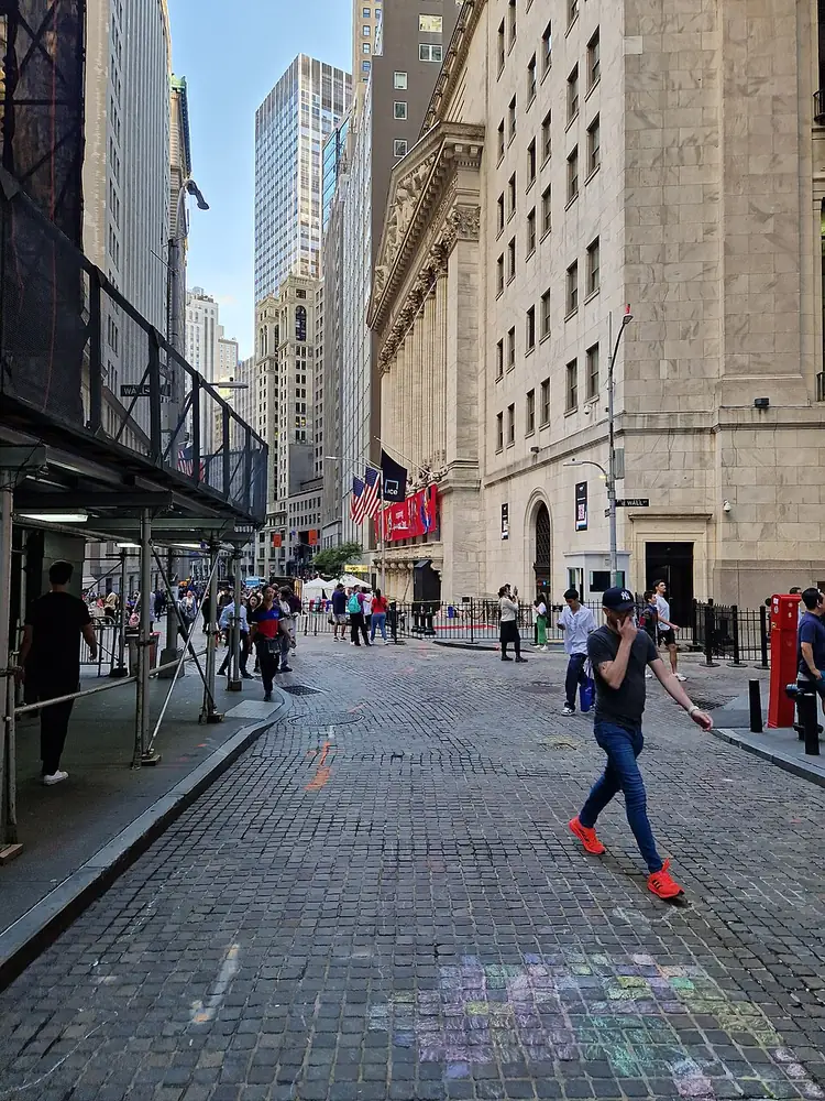 The New York Stock Exchange.