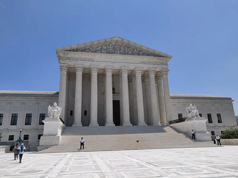 The Supreme Court from the front.