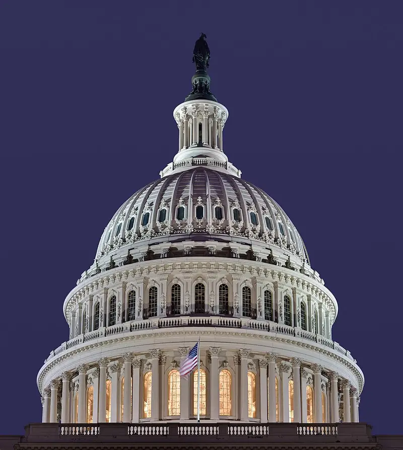 The Capitol dome.