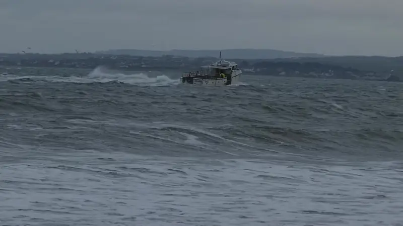 A fishing boat.